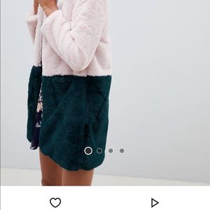 Faux fur coat